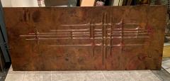 Style of Sabatier awesome 50s repouss Copper decorative panel - 1849482