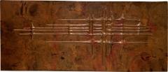 Style of Sabatier awesome 50s repouss Copper decorative panel - 1849677