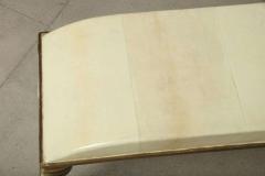 Stylish Art Deco Style Parchment Bench - 373599