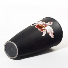 Stylish Showa Period Cloisonn Enamel Beaker Vase by Ando - 1905360