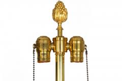 Substantial Pair of French Louis XVI Antique Black Slate Urn Lamps 43 H - 4501822