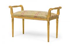 Sue et Mare French Art Deco Giltwood Upholstered Bench - 4635899