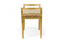 Sue et Mare French Art Deco Giltwood Upholstered Bench - 4635901