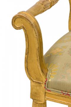 Sue et Mare French Art Deco Giltwood Upholstered Bench - 4635906
