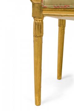 Sue et Mare French Art Deco Giltwood Upholstered Bench - 4635908