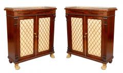 Suite Of Five Regency Brass Inlaid Side Cabinets from Westport House County Mayo - 3739267