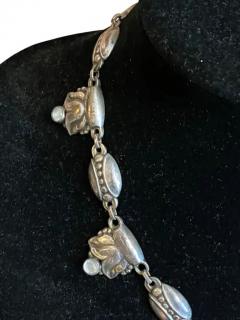Suite of Georg Jensen Sterling and Moonstone Jewelry - 4130465