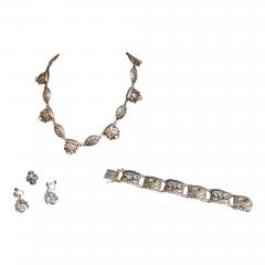 Suite of Georg Jensen Sterling and Moonstone Jewelry - 4130607
