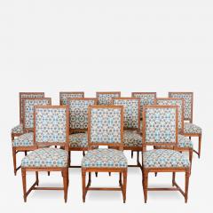 Suite of twelve Louis XVI style chairs - 4615377