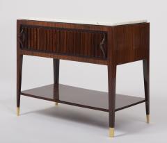 Superb Pair of Rosewood Side Tables Italy 1950s - 3010054