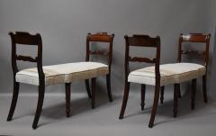 Superb pair of mahogany window seats - 4787716