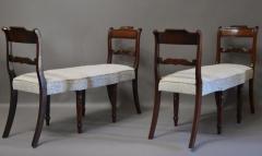 Superb pair of mahogany window seats - 4787841