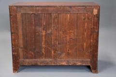Superb quality serpentine shaped satinwood gentlemans dressing chest - 4800020