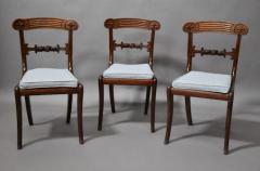 Superb quality set of eight Regency mahogany dining chairs - 4787830