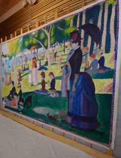 Susan Donner Full Scale Homage Georges Seurat Sunday On La Grande Jatte 1884 2013 - 4370236