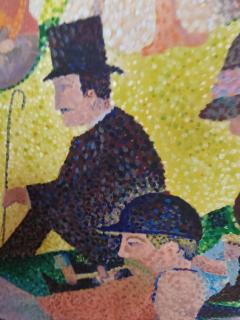 Susan Donner Full Scale Homage Georges Seurat Sunday On La Grande Jatte 1884 2013 - 4370238