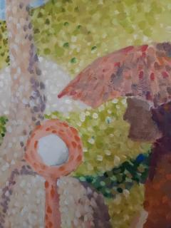 Susan Donner Full Scale Homage Georges Seurat Sunday On La Grande Jatte 1884 2013 - 4370240