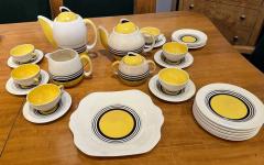 Susie Cooper Art Deco Tea Set by Susie Cooper in Tango Pattern - 4703352