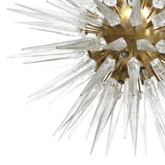 Suspension Lamp Made in Murano in Star Form - 509638