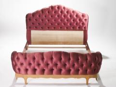 Suzanne Guiguichon French Art deco Suzanne Guiguichon sycamore double bed 1950s - 989251