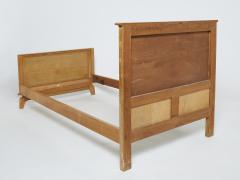 Suzanne Guiguichon Pair of French art deco children twin beds in solid ash wood 1950s - 2232605