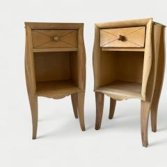 Suzanne Guiguichon Suzanne Guiguichon Pair of Stained Oak Nightstands circa 1940 - 4370702