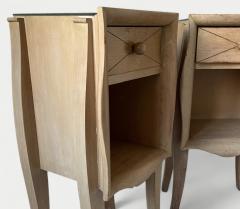 Suzanne Guiguichon Suzanne Guiguichon Pair of Stained Oak Nightstands circa 1940 - 4370704