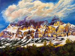 Suzanne Sandboe Castle Mountain In Full Glory - 4156295