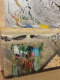 Suzanne Weinreich MONUMENTAL ABSTRACT POST MODERN COLORFUL PAINTING - 2198618