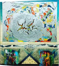Suzanne Weinreich MONUMENTAL ABSTRACT POST MODERN COLORFUL PAINTING - 2200072