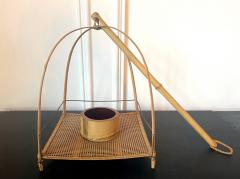 Suzuki Gengensai Unique Japanese Woven Bamboo Hanging Ikebana Basket Suzuki Gengensai - 2418364