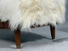 Svante Skogh Lounge Chairs Mongolian Fur Beech Sweden 1945 - 4496455