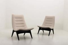 Svante Skogh Pair of Scandinavian Lounge Chairs 755 by Svante Skogh for Ope M bler Sweden - 2253081