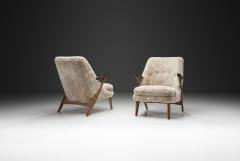 Svante Skogh Pair of Svante Skogh Easy Chairs for F renade M belfabrikerna Sweden 1950s - 4646901