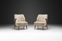 Svante Skogh Pair of Svante Skogh Easy Chairs for F renade M belfabrikerna Sweden 1950s - 4646902
