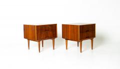 Svante Skogh Pair of Svante Skogh Walnut Nightstands for Seffle M belfabrik Sweden - 4794696