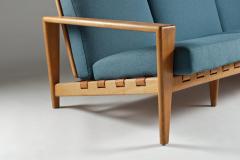 Svante Skogh Swedish Mid Century Three Seater Sofa by Svante Skogh for Seffle Mo belfabrik - 833819