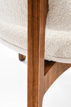 Sven Ellekaer Pair of Easy Chairs and Stool in Rosewood designed by Sven Ellek r 1962 - 4399626