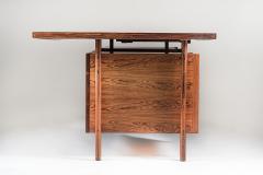 Sven Ivar Dysthe Mid Century Executive Desk In Rosewood and Leather by Sven Ivar Dysthe - 959326