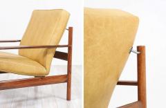 Sven Ivar Dysthe Sven Ivar Dysthe Model 1001 Rosewood Leather Lounge Chair for Dokka M bler - 2224564