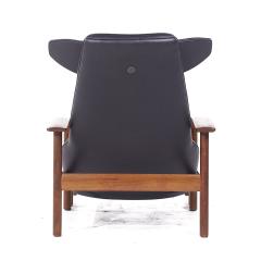 Sven Ivar Dysthe Sven Ivar Dysthe for Dokka M bler MCM Norwegian Teak Reclining Chair and Ottoman - 3838970