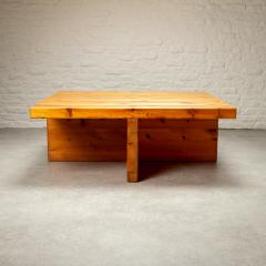 Sven Larsson Heavy Pine Coffee Table by Sven Larsson Sweden 1970s - 2420845