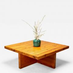 Sven Larsson Heavy Pine Coffee Table by Sven Larsson Sweden 1970s - 2425146