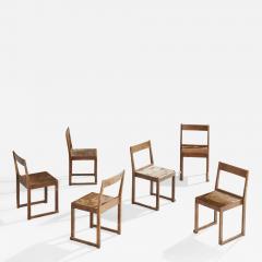Sven Markelius Dining Room Chairs in Birch Sweden 1940s - 4787336