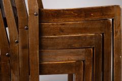 Sven Markelius Scandinavian modern stackable 1930s birch chairs - 4778948