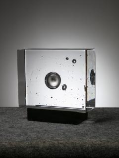 Sven Palmqvist Abstract Glass Sculpture by Sven Palmqvist for Orrefors - 4724437