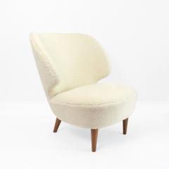Sven Staaf SVEN STAAF 1940s WINGBACK CHAIR FOR ALMGREN STAAF SWEDEN - 2369736
