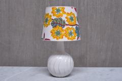 Sven Wejsfelt Sven Wejsfelt Ceramic Table Lamp with Josef Frank Shade Gustavsberg 1960s - 4060817