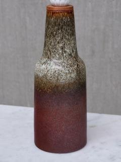 Sven Wejsfelt Sven Wejsfelt Earth toned Glazed Ceramic Table Lamp Gustavsberg Sweden 1960s - 4495360