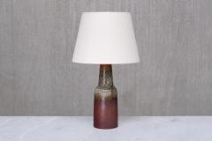 Sven Wejsfelt Sven Wejsfelt Earth toned Glazed Ceramic Table Lamp Gustavsberg Sweden 1960s - 4495362